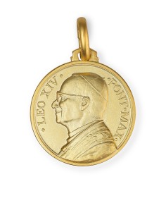 Gold Plated Pope Leo XIV Medal
