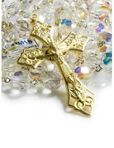 Swarovski Gold Plated Crystal Rosary Swarovski Gold Plated Crystal Rosary