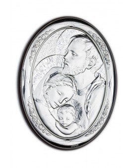 Holy Family Bilaminate Sterling Silver 0812