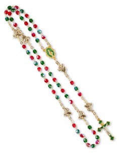 Rosary & Bracelet Nativity Sterling Silver Plaque Wooden Box 2