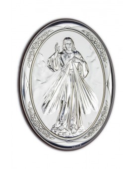 Divine Mercy Bilaminate Sterling Silver 0811
