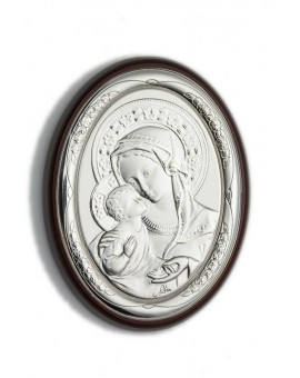 Virgin Mary Bilaminate Sterling Silver 0855