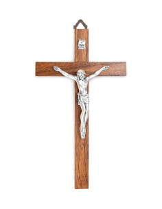 Classic Dark Wood Crucifix