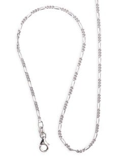 Sterling Silver Figaro Chain