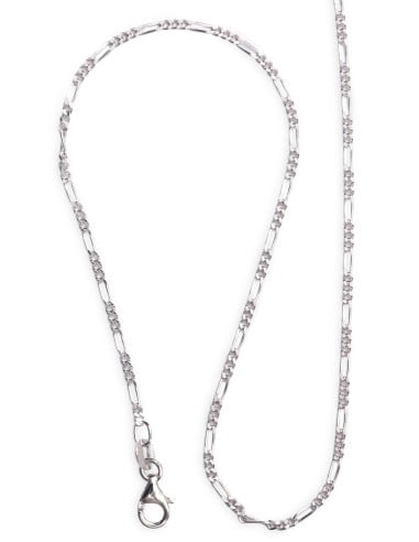 Sterling Silver Figaro Chain