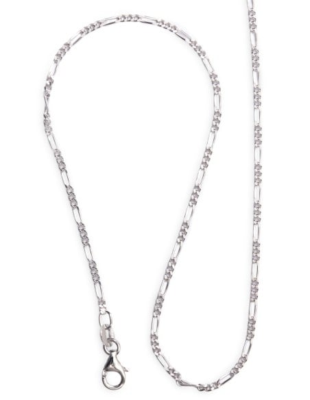 Sterling Silver Figaro Chain