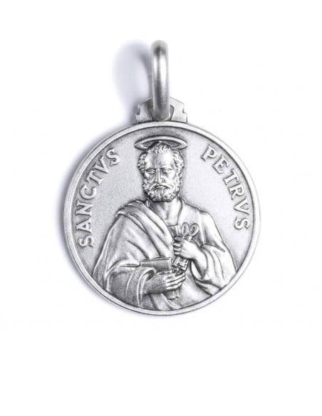 Sterling Silver St. Peter the Apostle Medal