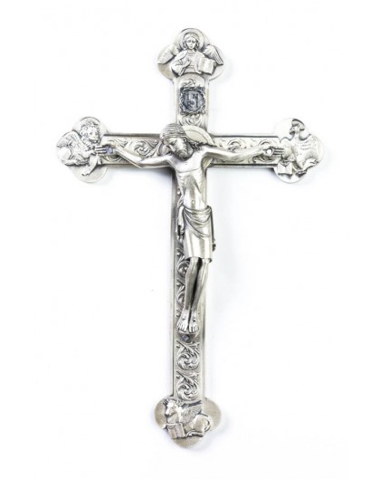 Four Evangelist metal Crucifix