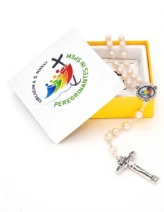 Jubilee Glass Pearls Rosary