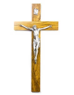 Olive wood Crucifix big