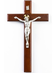Dark Wood Wall Crucifix Dark Wood Wall Crucifix