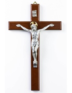 Dark Wood Wall Crucifix 2
