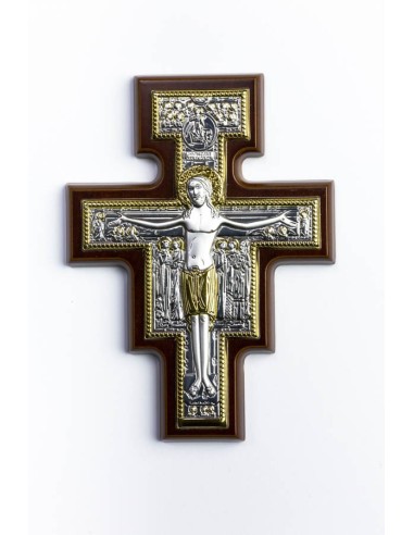 San Damiano Silver Plated Crucifix