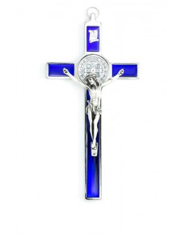St. Benedict Crucifix Blue
