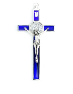 St. Benedict Crucifix Blue