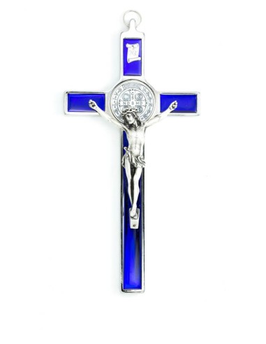 St. Benedict Crucifix Blue