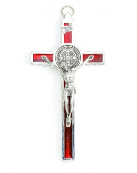 St. Benedict Crucifix Red