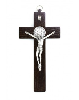 St. Benedict Crucifix dark wood - Prestige series