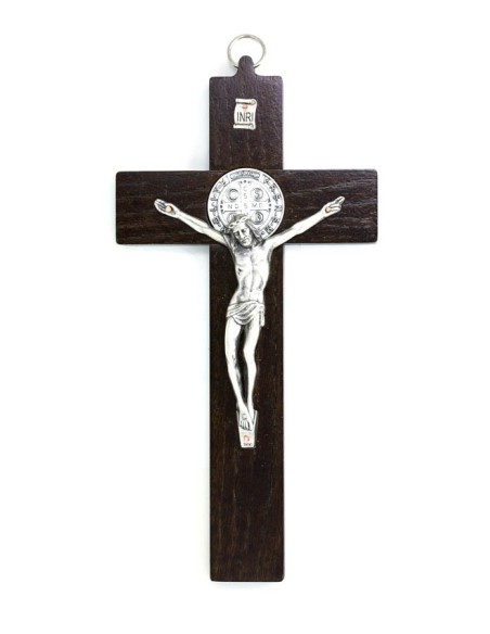 St. Benedict Crucifix dark wood - Prestige series