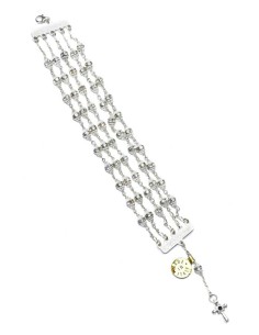 Jewel Rosary Bracelet Clear Cristal and strass Jewel Rosary Bracelet Clear Cristal and strass