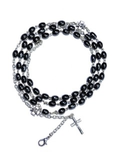 Hematite Rosary long Bracelet Hematite Rosary long Bracelet