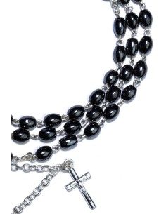 Hematite Rosary long Bracelet