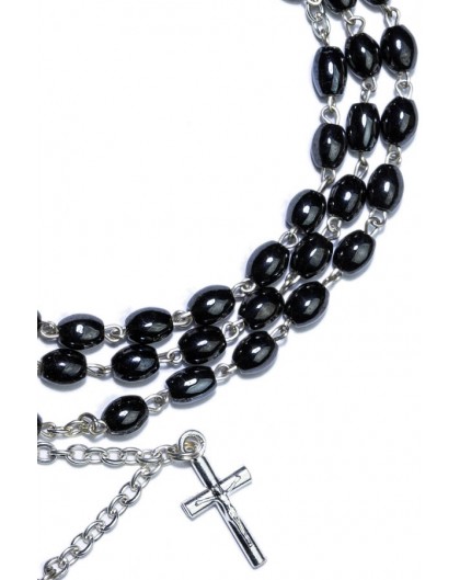 Hematite Rosary long Bracelet