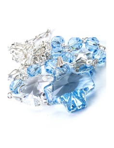 Swarovsky Blue Sky and Clear Crystal Necklace