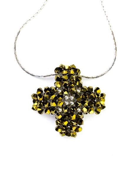 Gold and silver Cross Pendant Gold and silver Cross Pendant