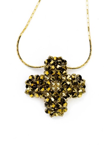 Swarovski Gold Cross pendant