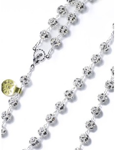 All silver Strass Rosary 8mm beads All silver Strass Rosary 8mm beads