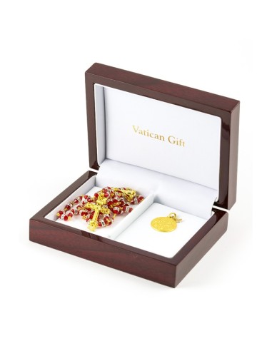 Gold and Red Crystal Luxury Christmas Gift