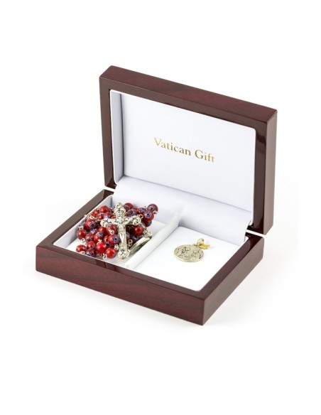 Red Crystal and Silver Christmas Gift Red Crystal and Silver Christmas Gift