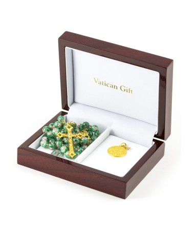 Gold and Green Murano Luxury Christmas Gift