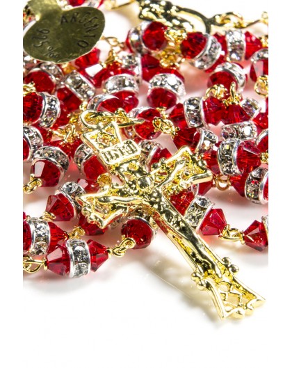 Gold and Red Crystal Luxury Christmas Gift