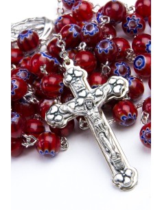 Murrina Red and Silver Christmas Gift Murrina Red and Silver Christmas Gift