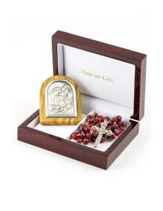 Murrina Red and Silver Christmas Gift Murrina Red and Silver Christmas Gift
