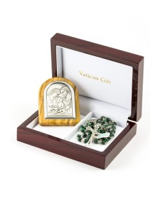 Greeen Malachite and Silver Christmas Gift Greeen Malachite and Silver Christmas Gift