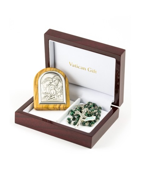 Greeen Malachite and Silver Christmas Gift Greeen Malachite and Silver Christmas Gift