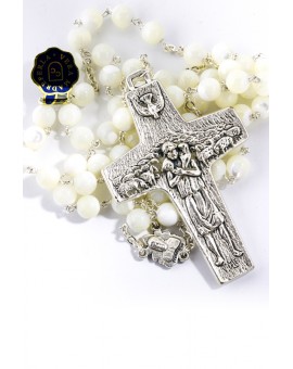 Pope Francis Mother of Pearl Rosary