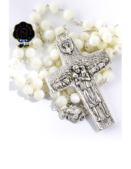 Pope Francis Mother of Pearl Rosary Pope Francis Mother of Pearl Rosary