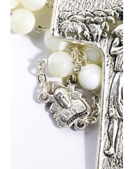 Pope Francis Mother of Pearl Rosary