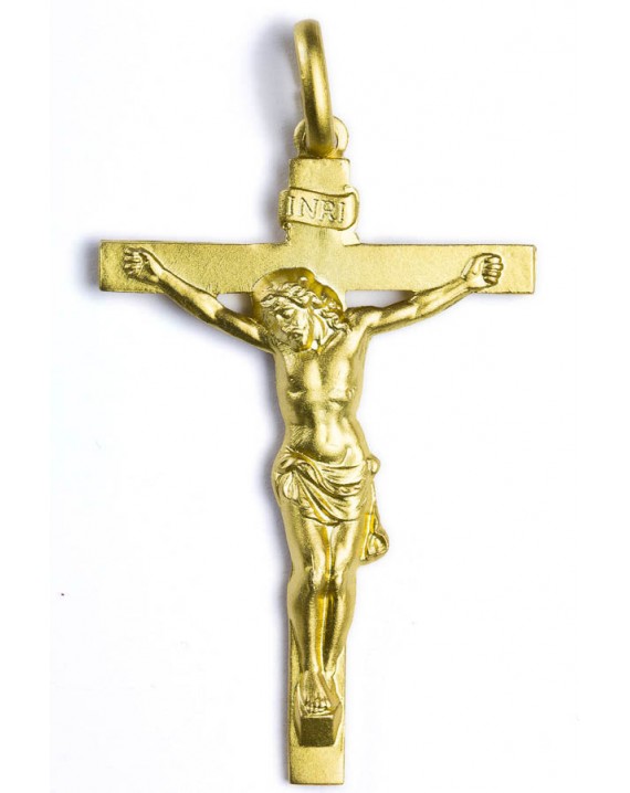 Christ Body Crucifix gold plated