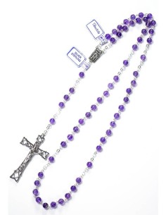 Amethyst Rosary 7mm beads Amethyst Rosary 7mm beads