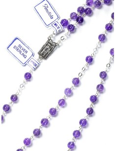 Amethyst Rosary 7mm beads