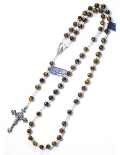 Tiger's Eye Rosary