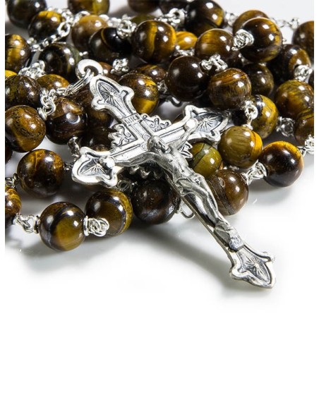 Tiger's Eye Rosary Tiger's Eye Rosary